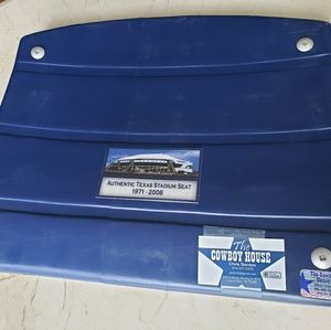 Authentic DallasCowboys Texas Stadium Seat Bottom